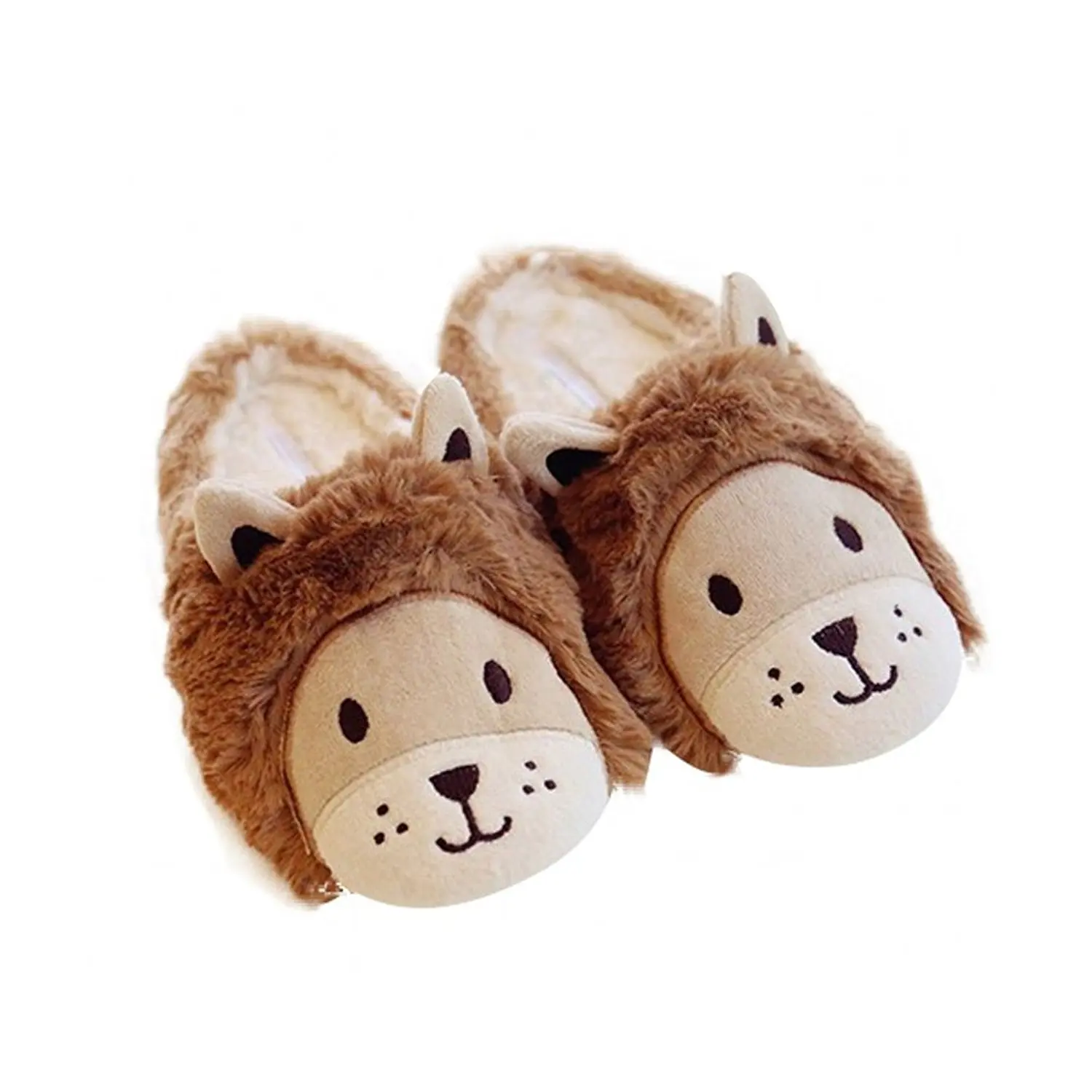 Liveinu Kids//Toddlers Panda Winter Fuzzy Warm House Slippers Booties