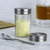 Spice Container Shaker Seasoning Bottle kitchen glass pepper jar with dome lid