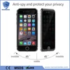 Full Cover Premium Privacy 2 Way 180 Degree Anti Peep Tempered Glass Shield For iPhone 6/6S/7 Plus- Black 5.5'' Glass Protectors