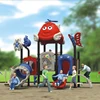 The hot sale and special plastic with slide equipment kids animal playground device for kids HFC-08401