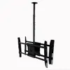 Factory sale vesa 500*800 double side cable management folding ceiling mount tv bracket for 37 - 63 inches tv screen