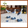 Mediterranean Style Creative Seabirds Home Furnishing Articles Furniture Decoration Gift Wooden Pine Wood Crafts