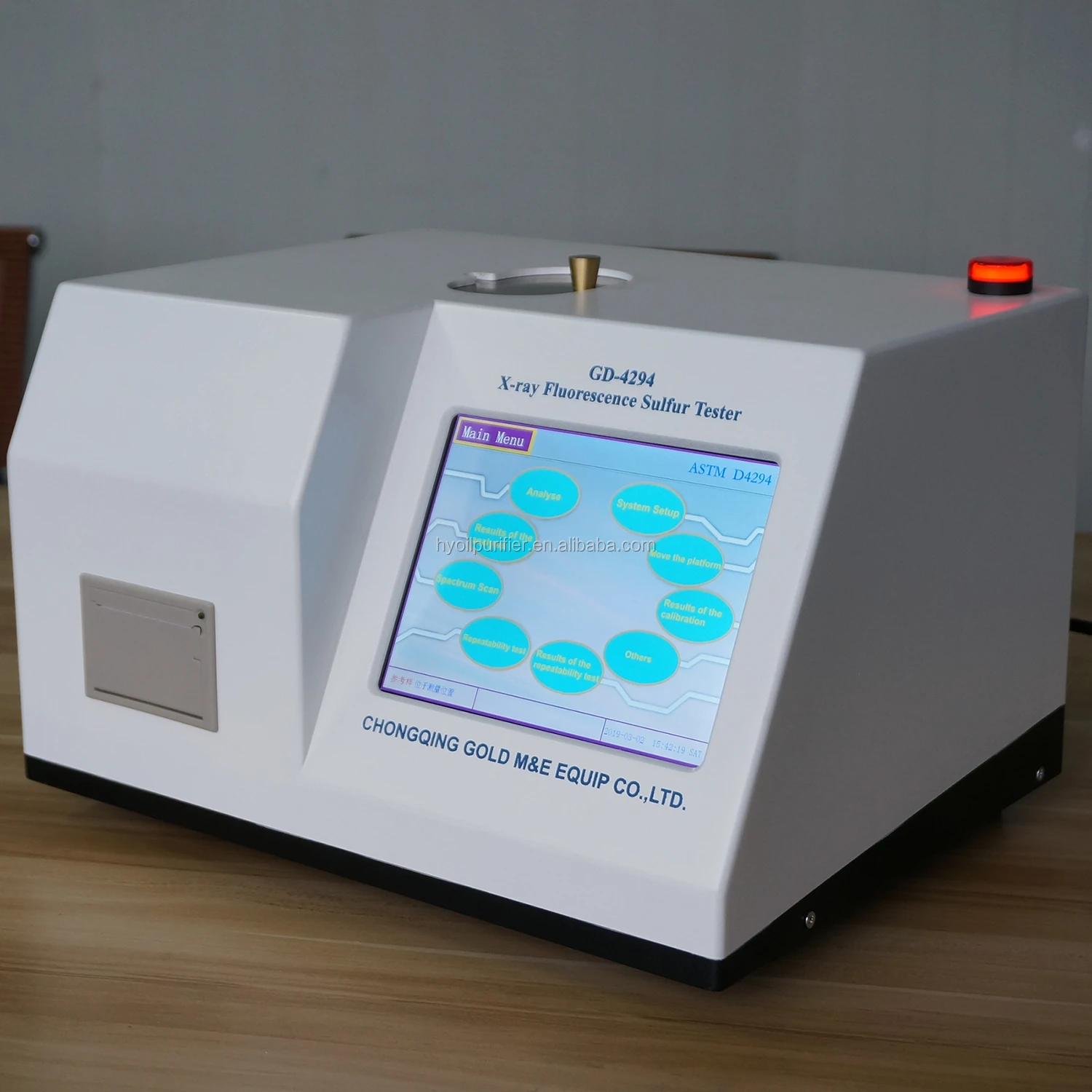 Automatic Petroleum Oil Xray Fluorescence Oil Sulfur Analyzer/sulfur