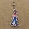 There have some custom logo rubber soft pvc keychains for led keychain