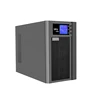 ISO14001 Certification 2KVA 1.6KW Metal Case Black LCD LED Display UPS