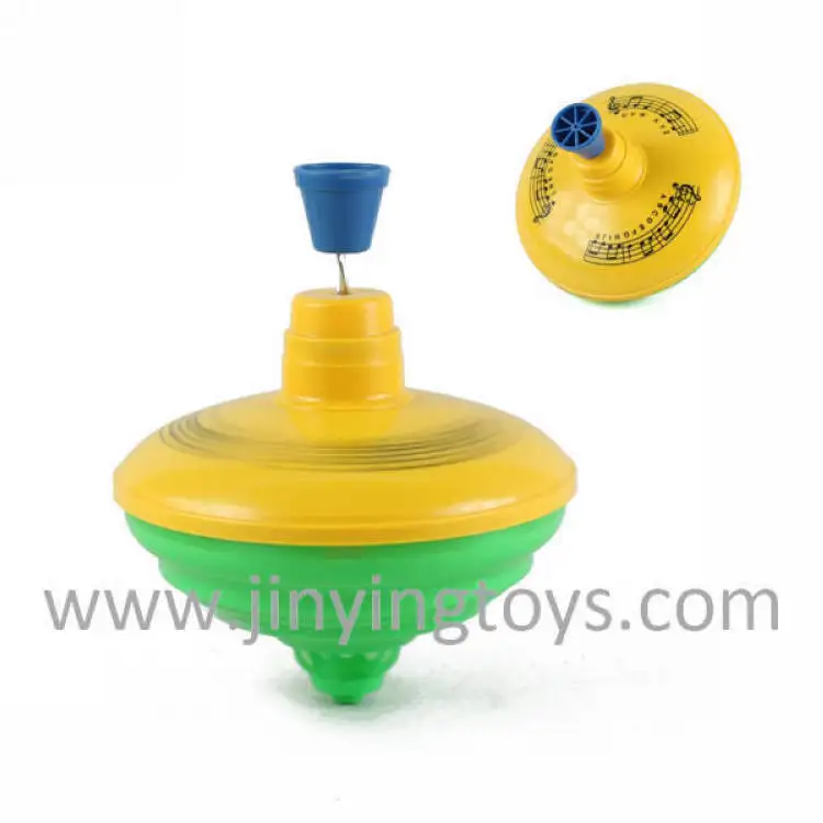 spinning top toy with string