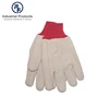 RF White and red cotton mechanical oil field work gloves for industrial work