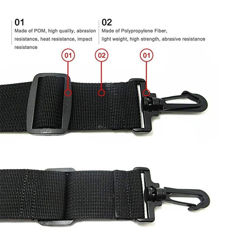 Replacement Shoulder Strap Adjustable Luggage Bag Strap With Swivel ...