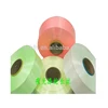 Colorful pink/yellow/orange Polyester Flat Microfiber Yarn And Fluorescent Knit Yarn