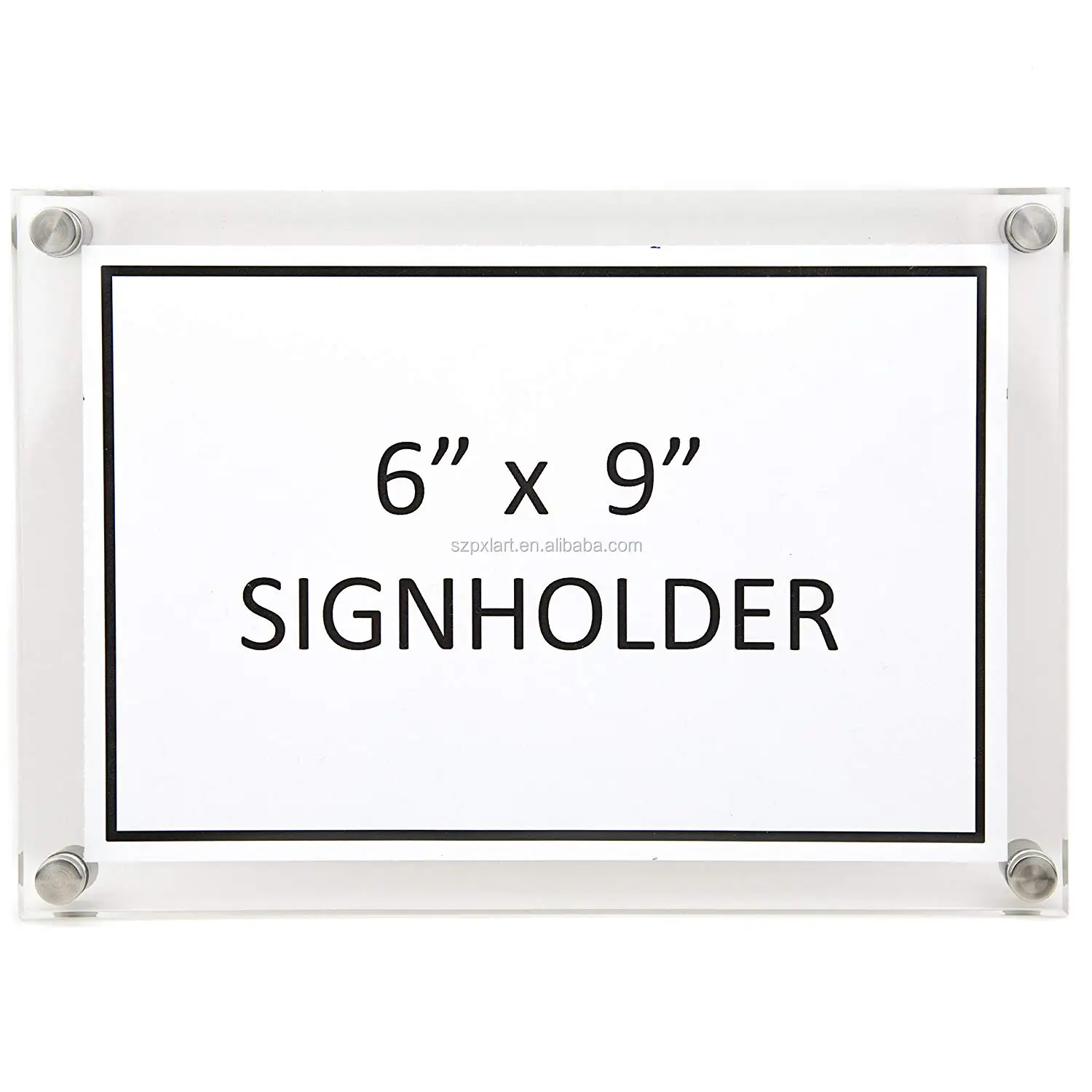 36x24 Stripes White Premium Acrylic Sign for Sale by Owner CGSignLab