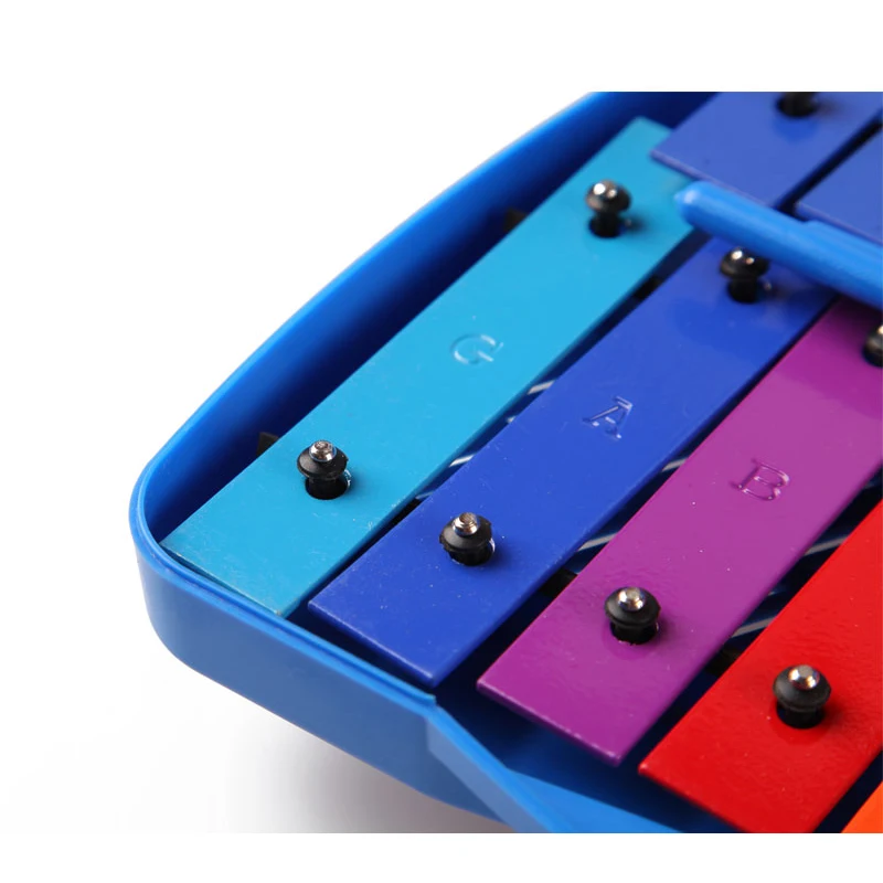 Rainbow Colourful Marching Glockenspiel,25 Tones Xylophone For Kids