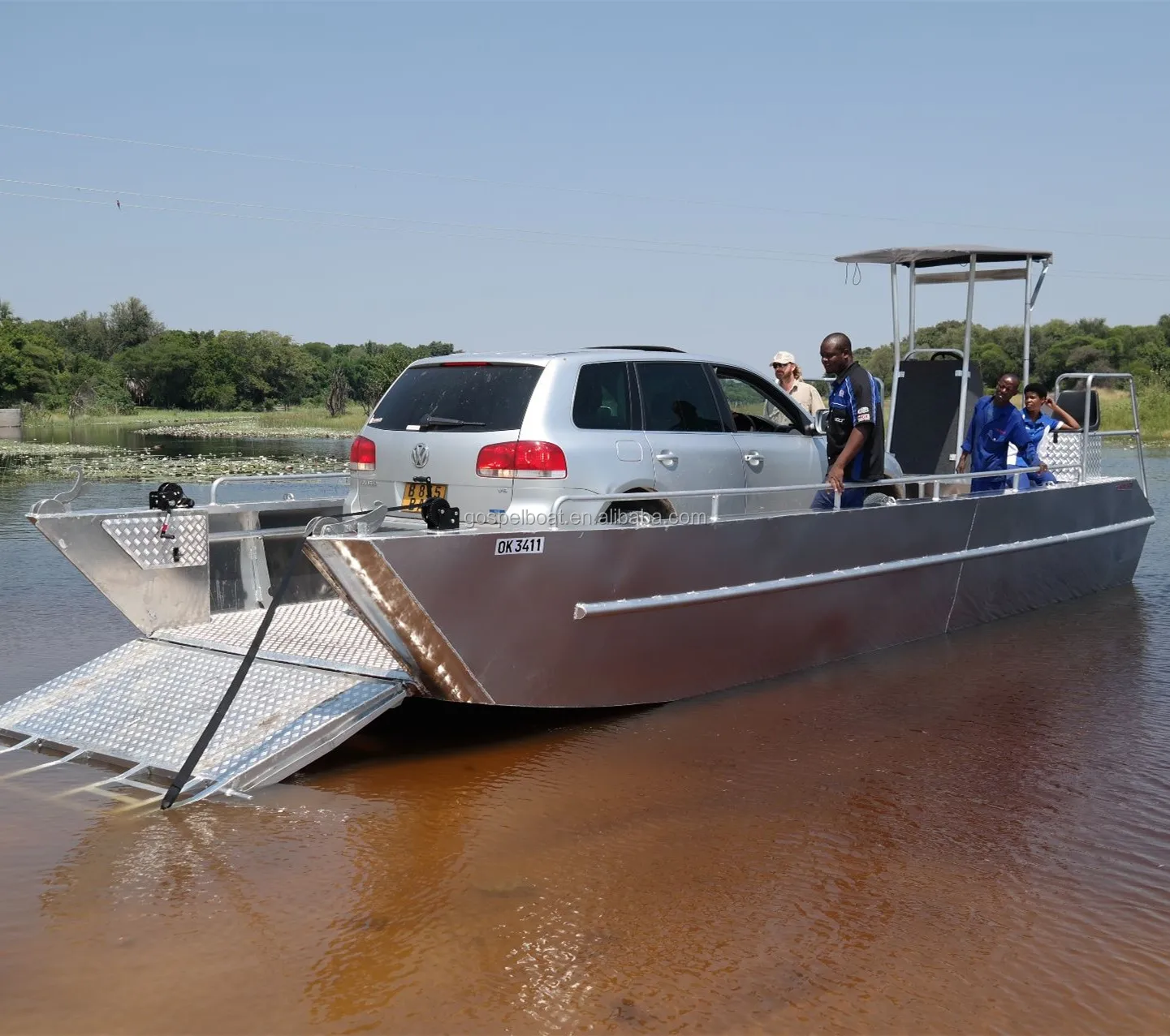 30ft Landing Craft V Design Aluminum Landing Craft Working Boat For