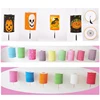 Foldable hand-hold Organ Cylindrical Accordion Paper Lantern