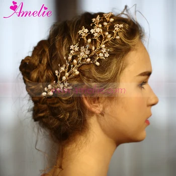 flower hair bands for weddings