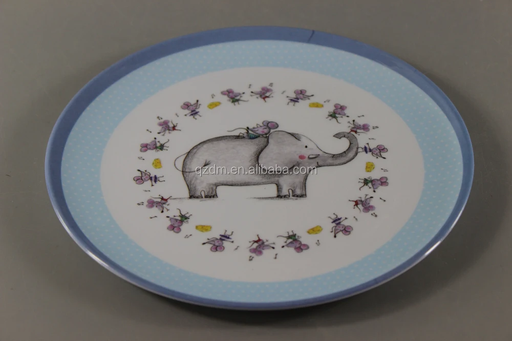 FDA,SGS Test Melamine Food Plate,Plastic Dinner Plate