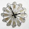 Vintage Farmhouse Industrial Large Decorative Galvanized Metal Windmill Wall Clock