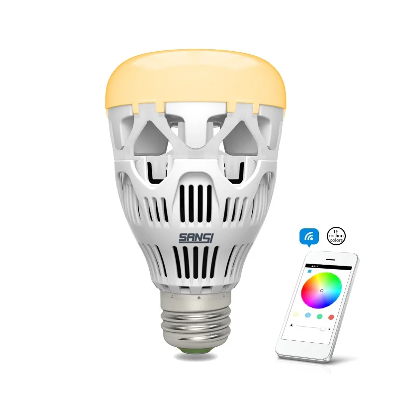 High lumen Color Temperature Changing Lamp E27 Smart Control Led Light Bulbs