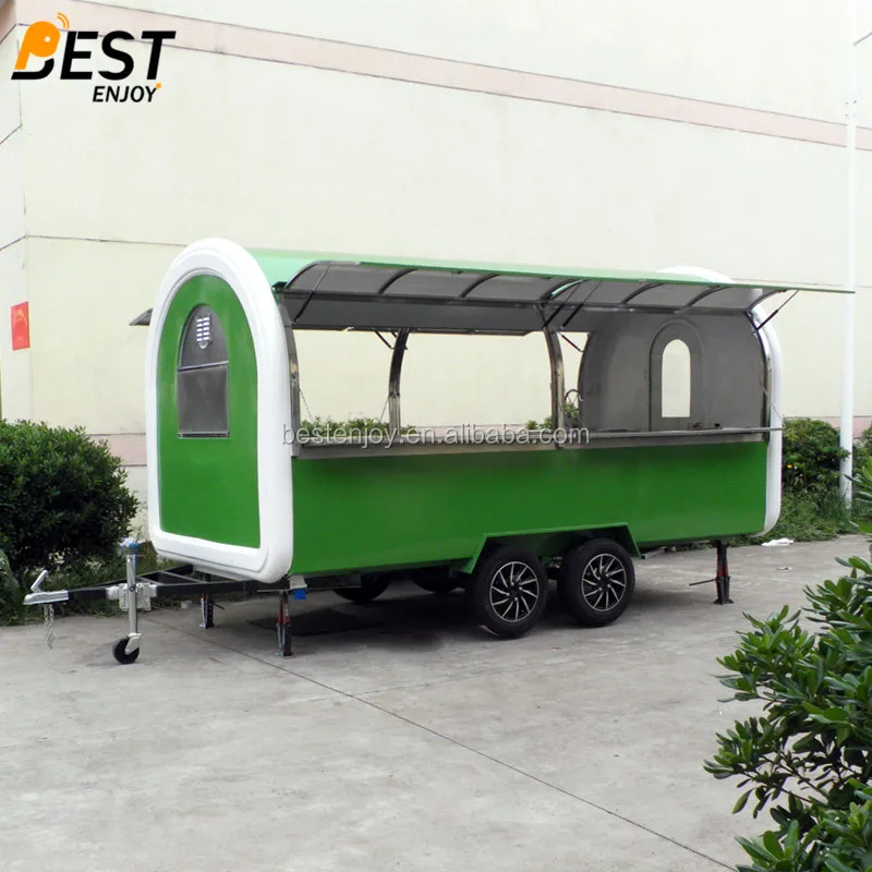 mobile food cart with frozen yogurt machine - 05