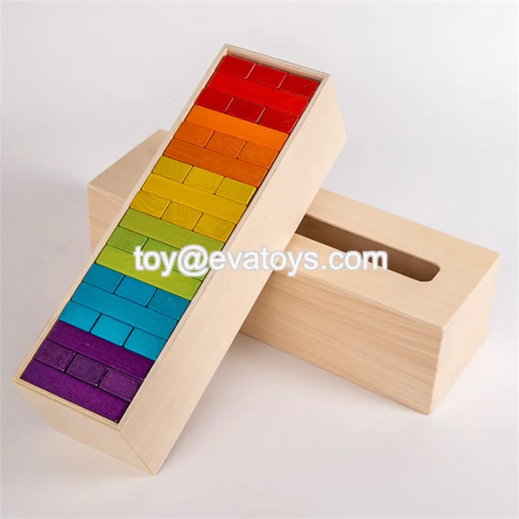 Mini Intelligent Wooden Baby Building Blocks Best Design Creativity Toy