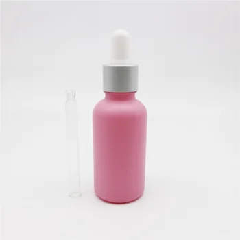 Wholesale 50ml Pink Glass Liquid Dropper Bottle With High Quality - Buy