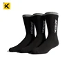 KT1-A058 mens black athletic sports socks for mens