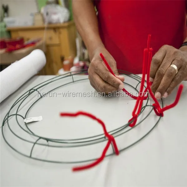 How To Decorate A Wire Wreath Frame Framexwall Com
