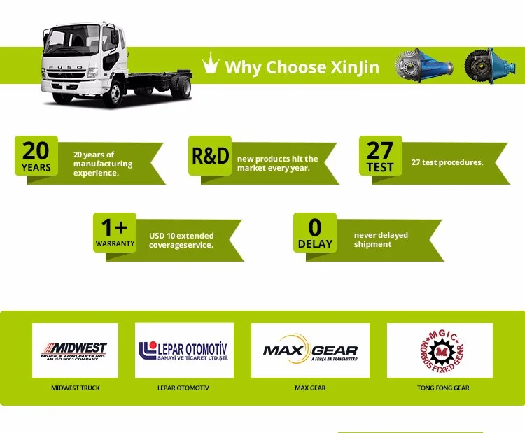 Fuso Canter Universal Joint Shaft Planetary Gear Set Differential