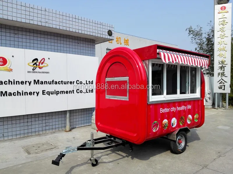 Mobile Food Truck Hot Sale Fast Vending Cheap Catering Food Carts For