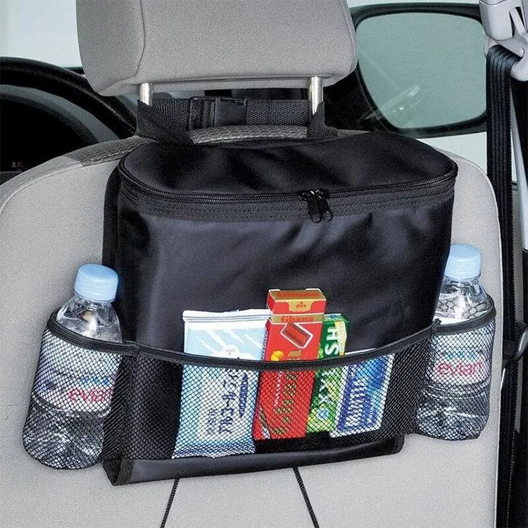 insulated lunch bag with drink holder