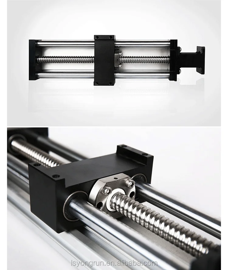 High Efficiency Ball Screw Actuator Motorized Linear Stage For Cnc Machining Parts Buy Parts