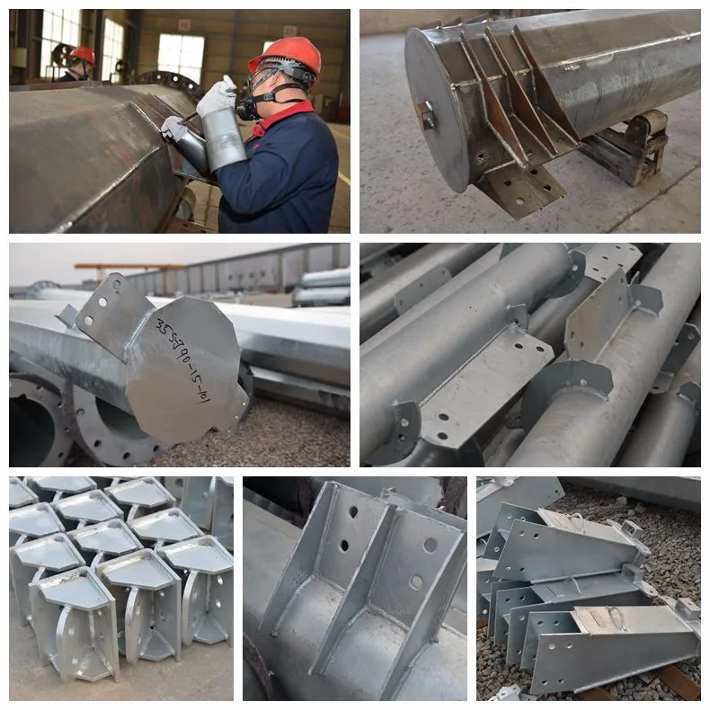 High Strength Polygon Galvanized Electric Pole Parts Buy Electric