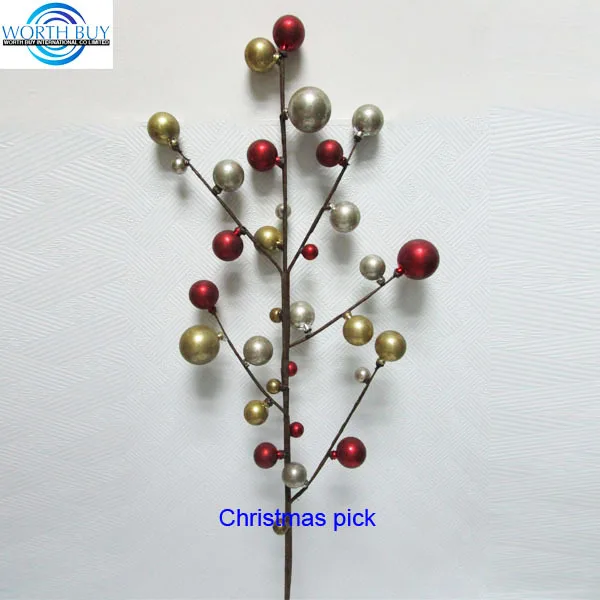 Antique Satin Beaded Decorative Christmas Tree Picks And Sprays Buy