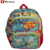 Cute cartoon pattern color changing backpack school wholesale