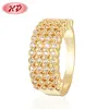 gift sets fashion jewelry diamond engagement 18k gold ladies wedding ring set pure gold