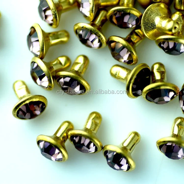 Rhinestone rivets (24)