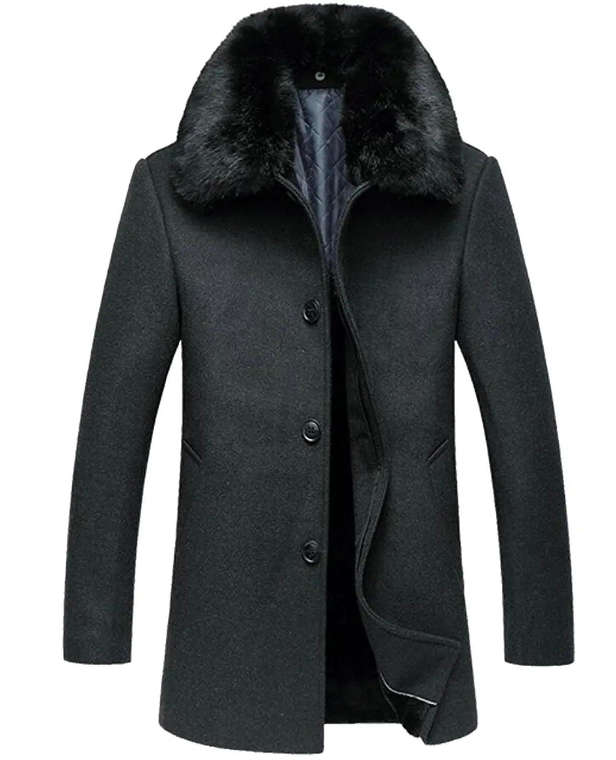 Wool Blend Coat пальто мужское\