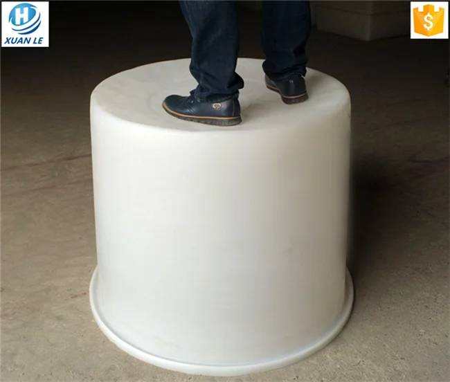 Industrial Aquaculture Big Capacity Tub Round Plastic Container With