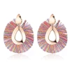 LZESHINE Fashion Drop Statement Dangle Fringe Tassel Earrings For Wedding