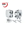 Competitive price square sliding double glass door lock