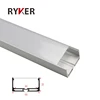 44mm inner side flat surface mounted square aluminum led profile channel