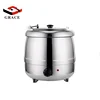 Durable restaurant equipment kitchen stainless steel 10L electric soup kettle warmer