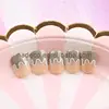 High quality custom nail art world stickers lovely face decoration leather tips best price