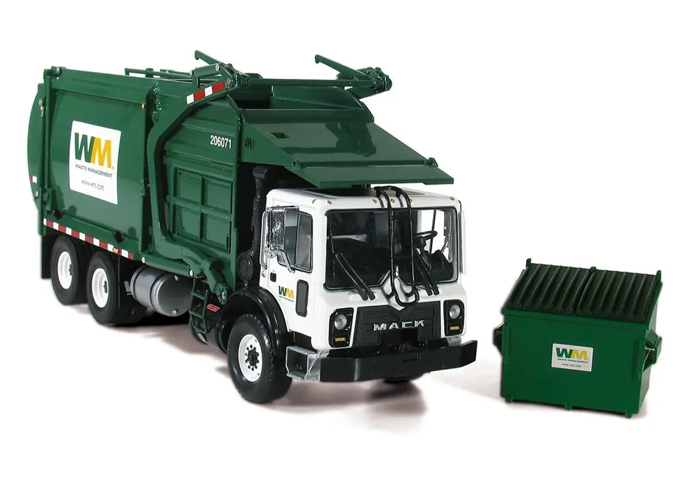 mack terrapro waste management garbage truck