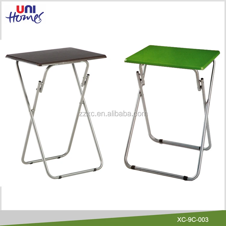 Small Portable Folding Table With Steel Legs Buy Folding Table