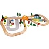 High quality 78pcs wooden train set toys for kids