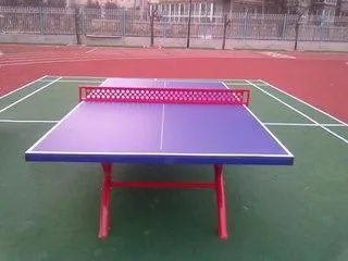 pink table tennis table