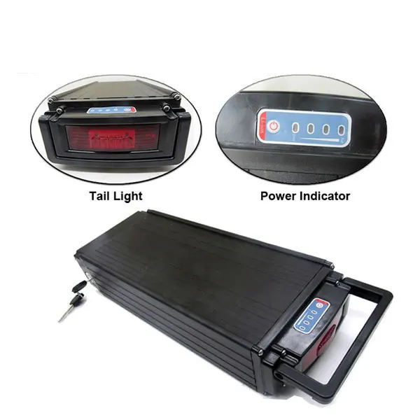 48v 3000w Mounted Rear Rack Electric Bike Battery 48v 20ah 21ah ...