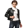 Imported wash leather jackets Locomotive leather jacket for women