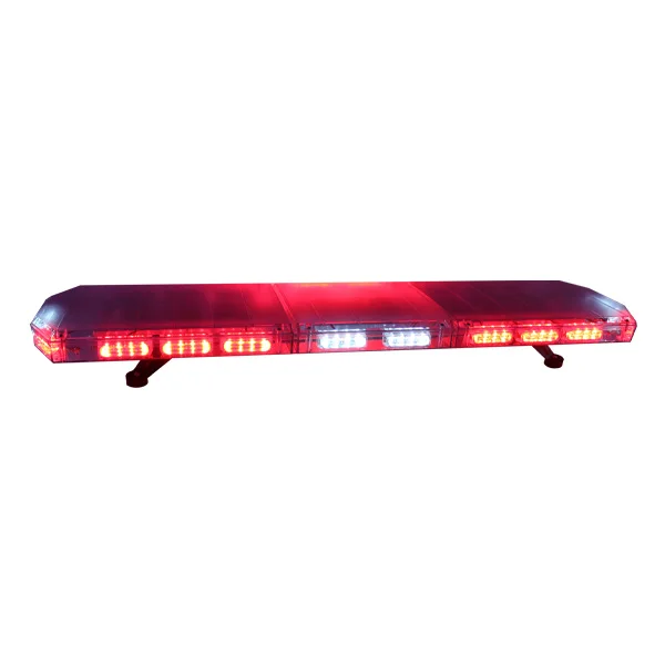 12V Emergency Cree Led Red Warning Flashing Light Bars For Ambulance