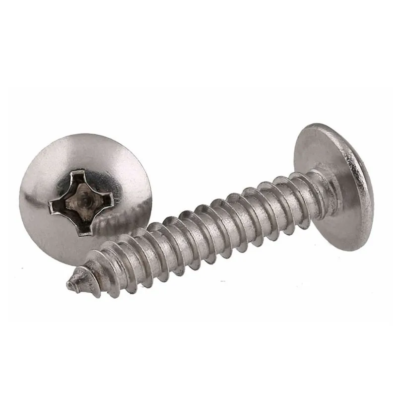 Stainless Steel Ss304 Cross Recess Pan Head Self Tapping Screw Din7981 ...